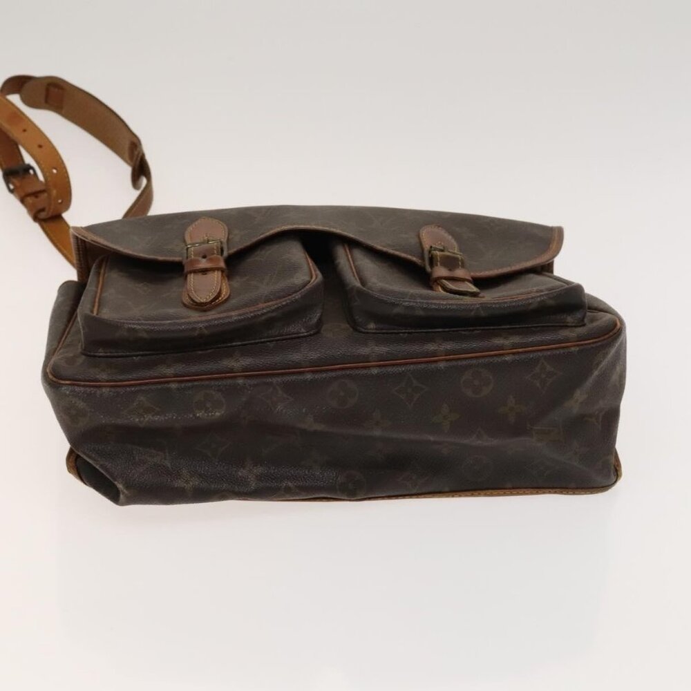 Authentic LOUIS VUITTON Monogram Gibeciere GM Shoulder Bag M42246 LV - Picture 12 of 16